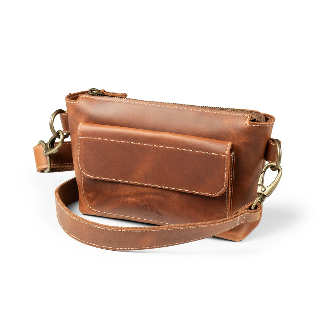 Carmacks Leather Convertible Crossbody Bag | Small & Large Sizes