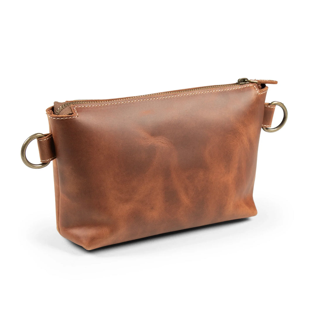 Carmacks Leather Convertible Crossbody Bag | Small & Large Sizes