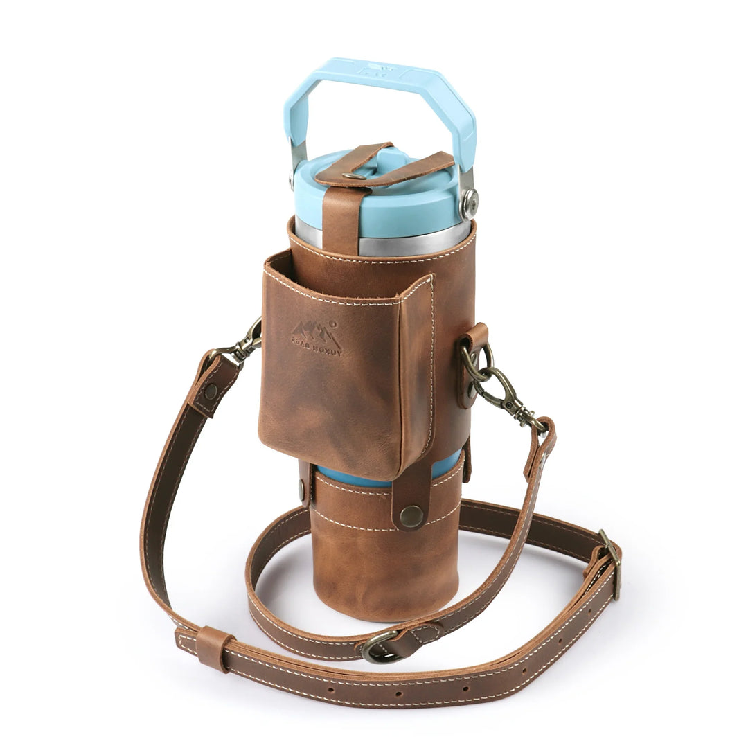 Denali Leather Carrier for Stanley IceFlow Flip Straw 30 oz