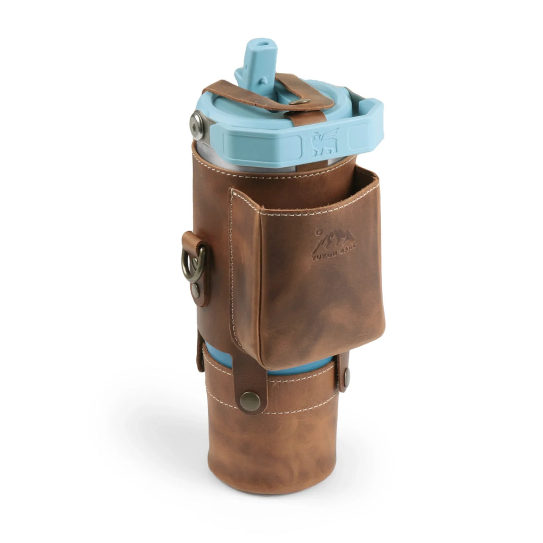 Denali Leather Carrier for Stanley IceFlow Flip Straw 30 oz