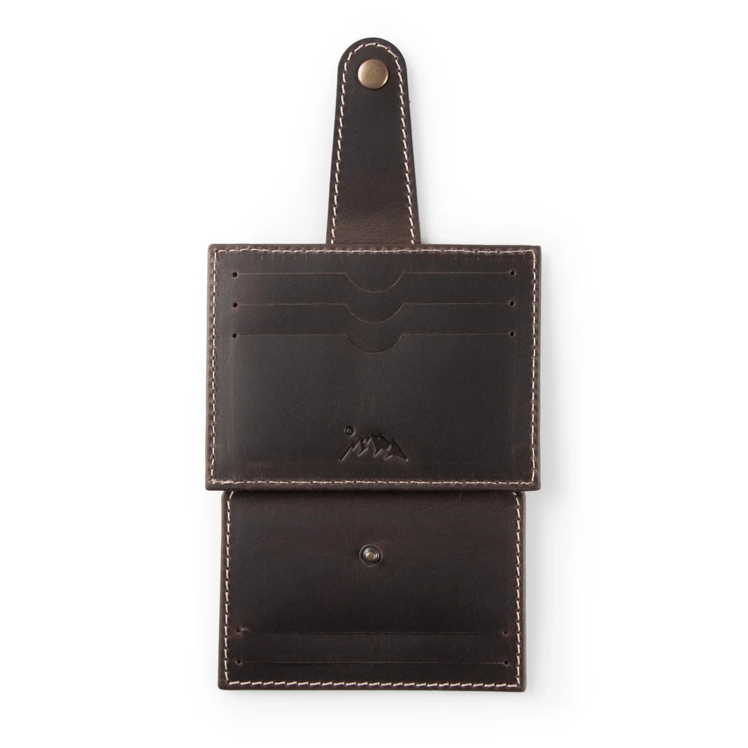 Haines Leather Snap ID Card Wallet | Secure Card Holder | Yukon Bags