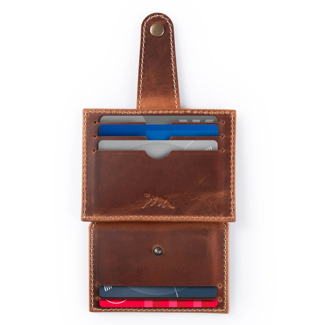 Haines Leather Snap ID Card Wallet | Secure Card Holder | Yukon Bags