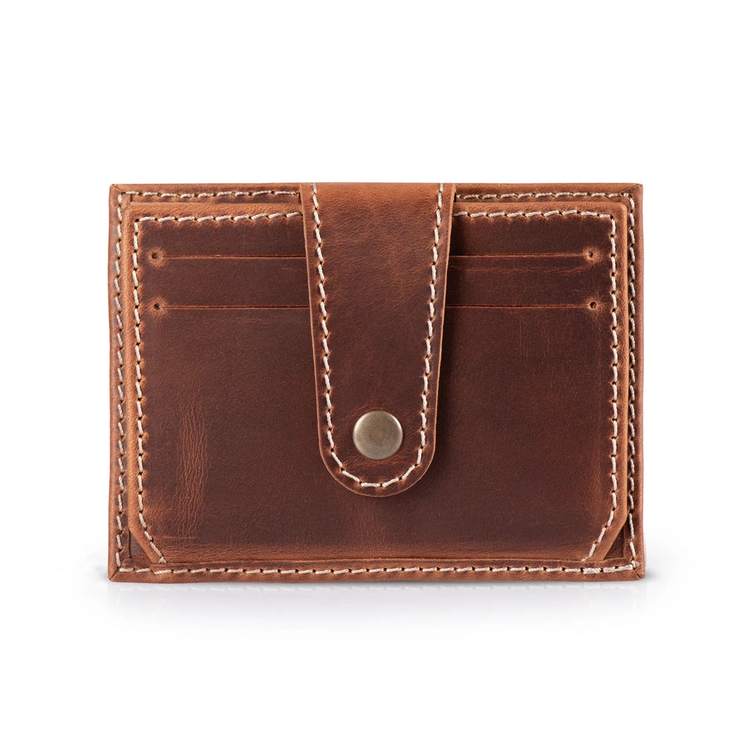 Haines Leather Snap ID Card Wallet | Secure Card Holder | Yukon Bags