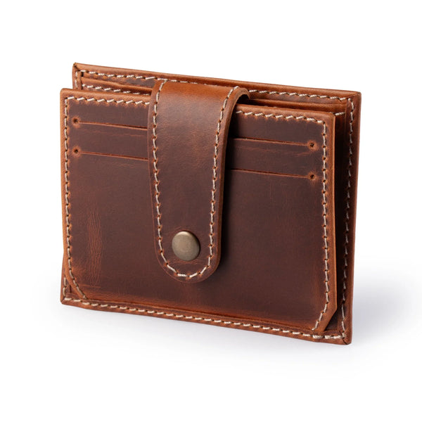 Haines Leather Snap ID Card Wallet | Secure Card Holder | Yukon Bags