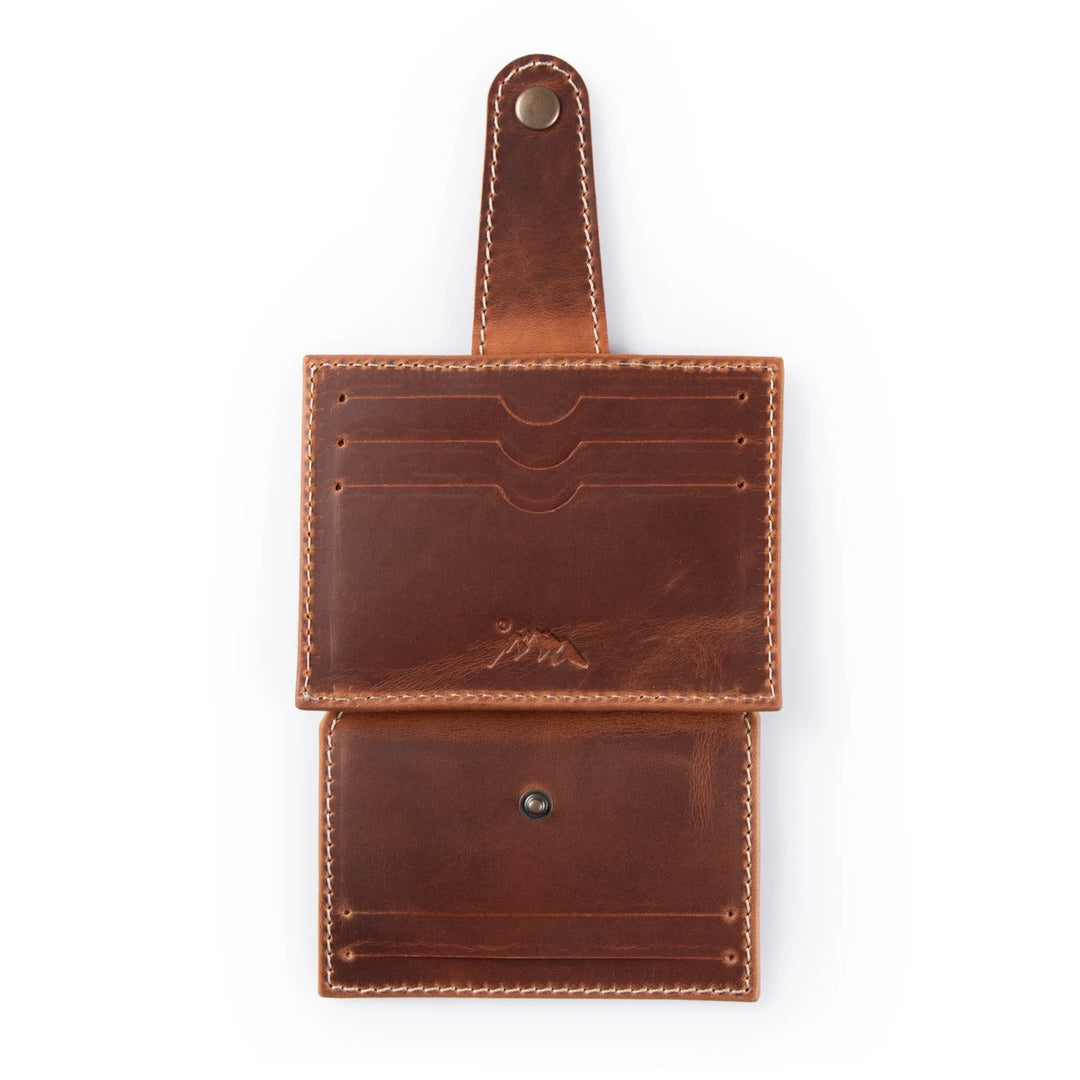 Haines Leather Snap ID Card Wallet | Secure Card Holder | Yukon Bags