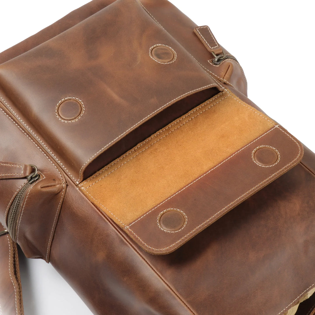 Harper Large Leather Backpack