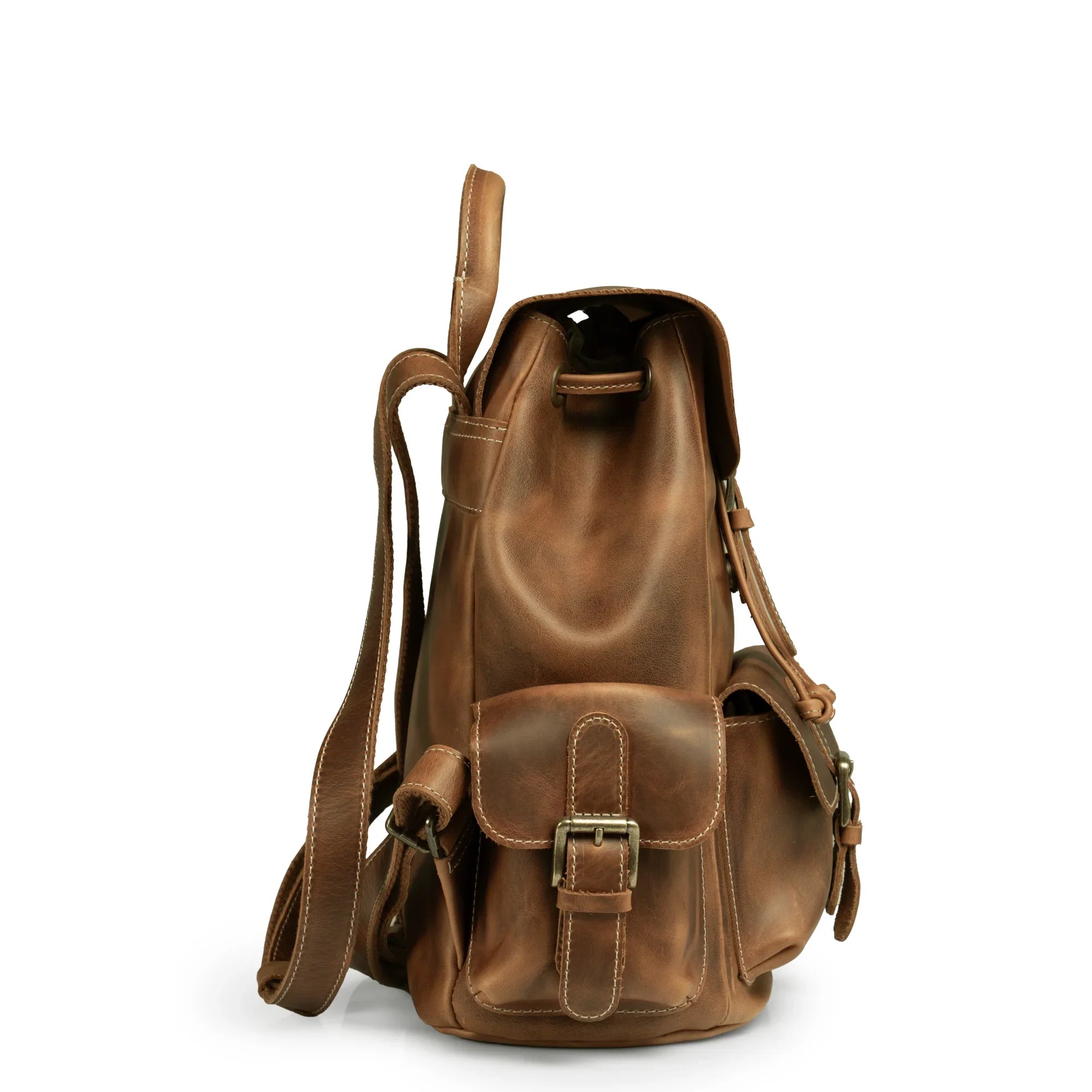 Hess Women's Leather Mini Backpack -Small Daypack for 13