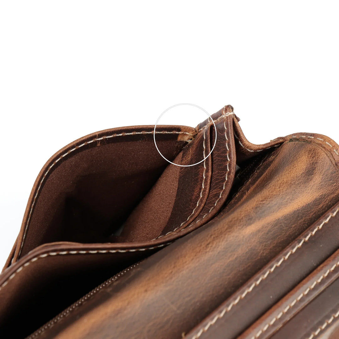 ユキポン　デリカ　皮 Peel Crazy Horse Leather Wallet – Yukon Bags