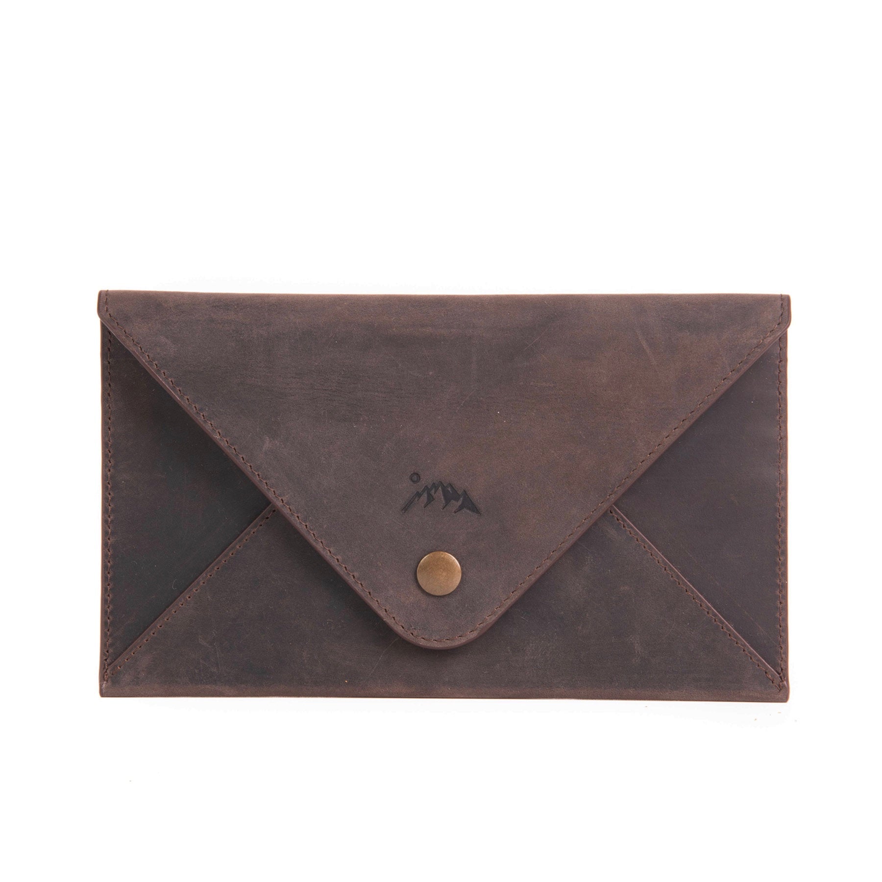 Leather Clutch Purse Envelope Style Slim Lightweight 