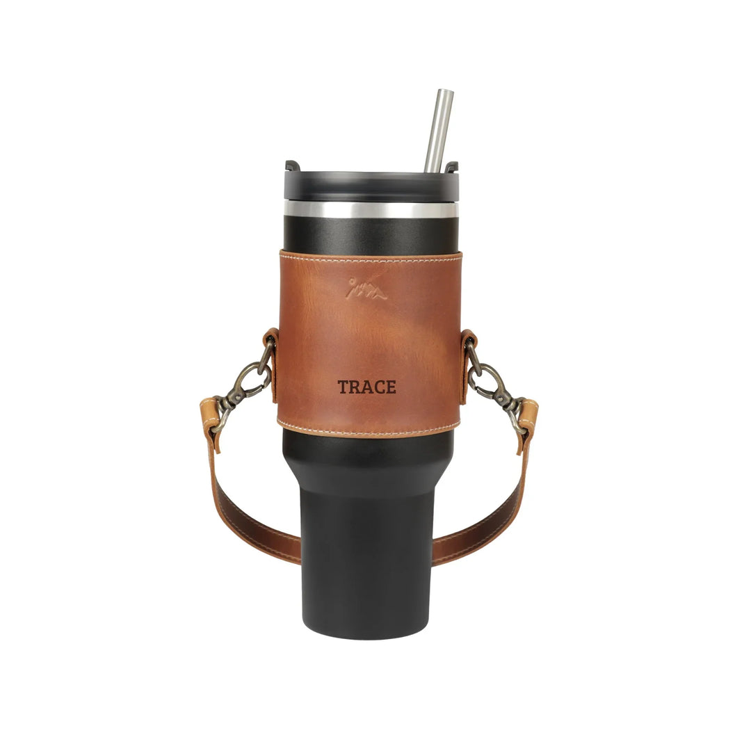 Selwyn Leather Stanley Quencher Tumbler Holder | Warehouse Sale