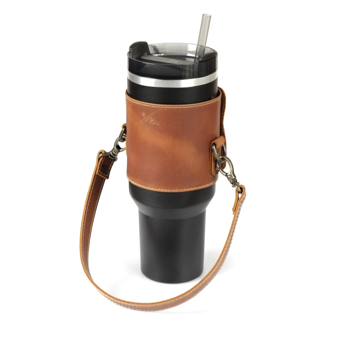 Selwyn Leather Stanley Quencher Tumbler Holder
