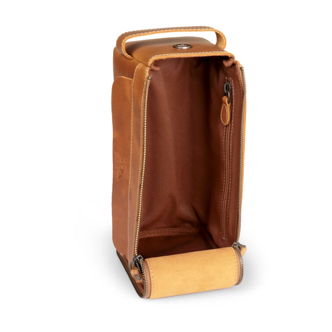 Walsh Leather Toiletry Bag | Men's Full-Grain Dopp Kit & Shave Bag Walsh Leather Toiletry Bag | Men's Full-Grain Dopp Kit & Shave Bag