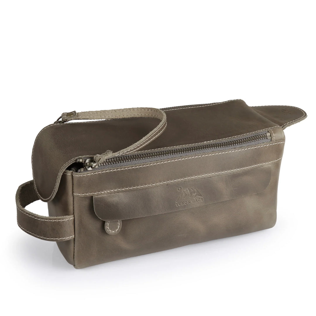 Walsh Leather Toiletry Bag | Men's Full-Grain Dopp Kit & Shave Bag