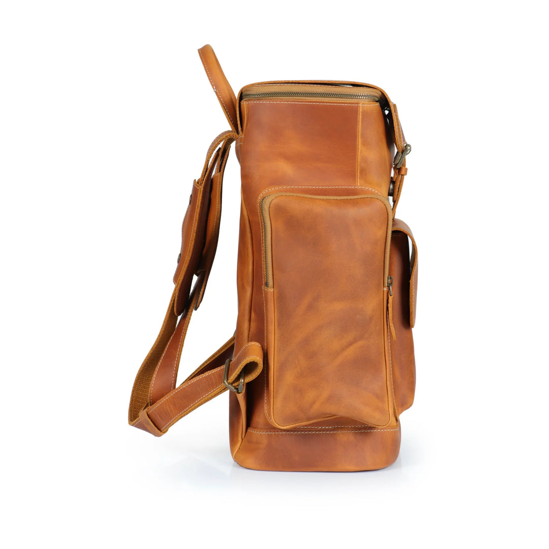 Yukon Crazy Horse Leather Backpack - Fits 16