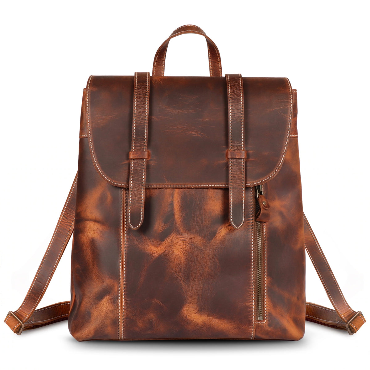 Hinton Crazy Horse Leather Backpack – Yukon Bags