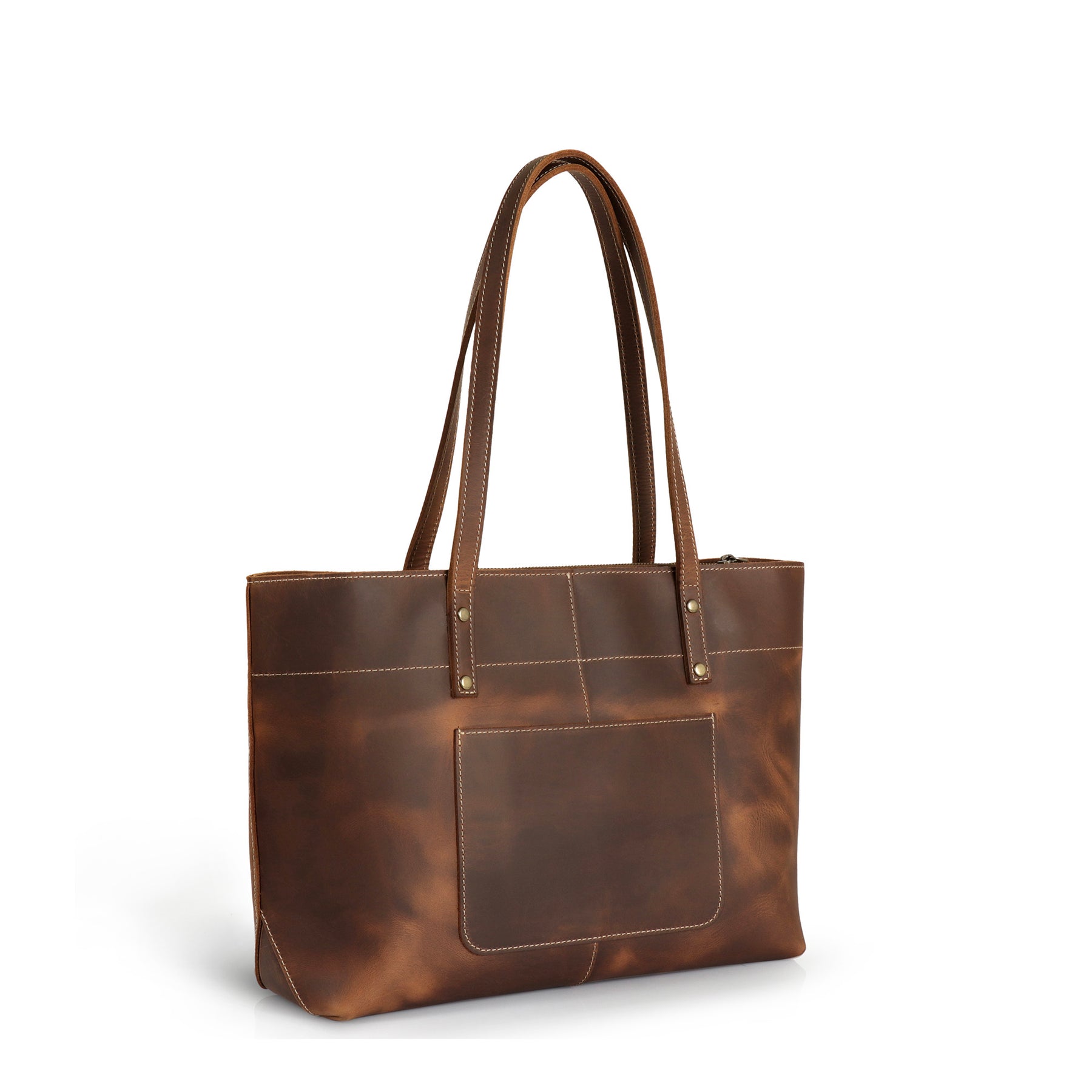 Morley Crazy Horse Leather Women Tote – Yukon Bags
